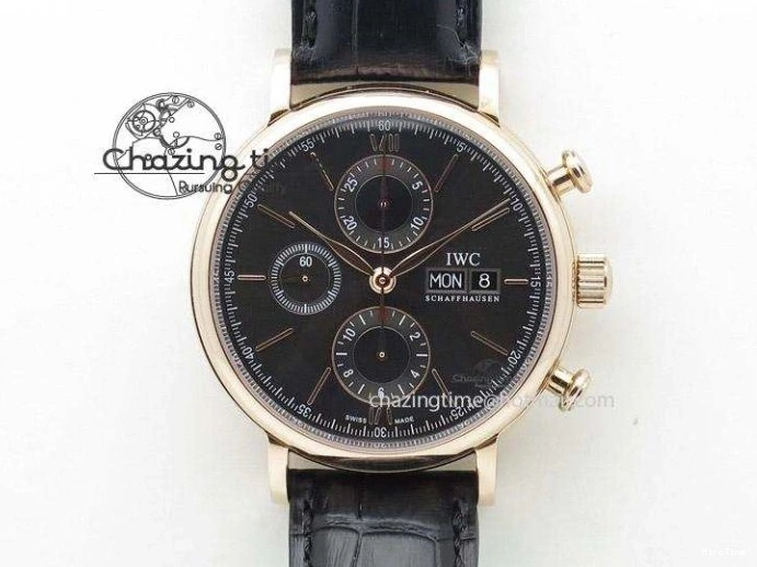 MIROTIME 0812 Portofino Automatic SS MKF 1:1 Best Edition White Dial On Black Leather Strap MIYOTA 9015 V Original 7204